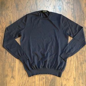 Prada Navy Blue Wool Sweater